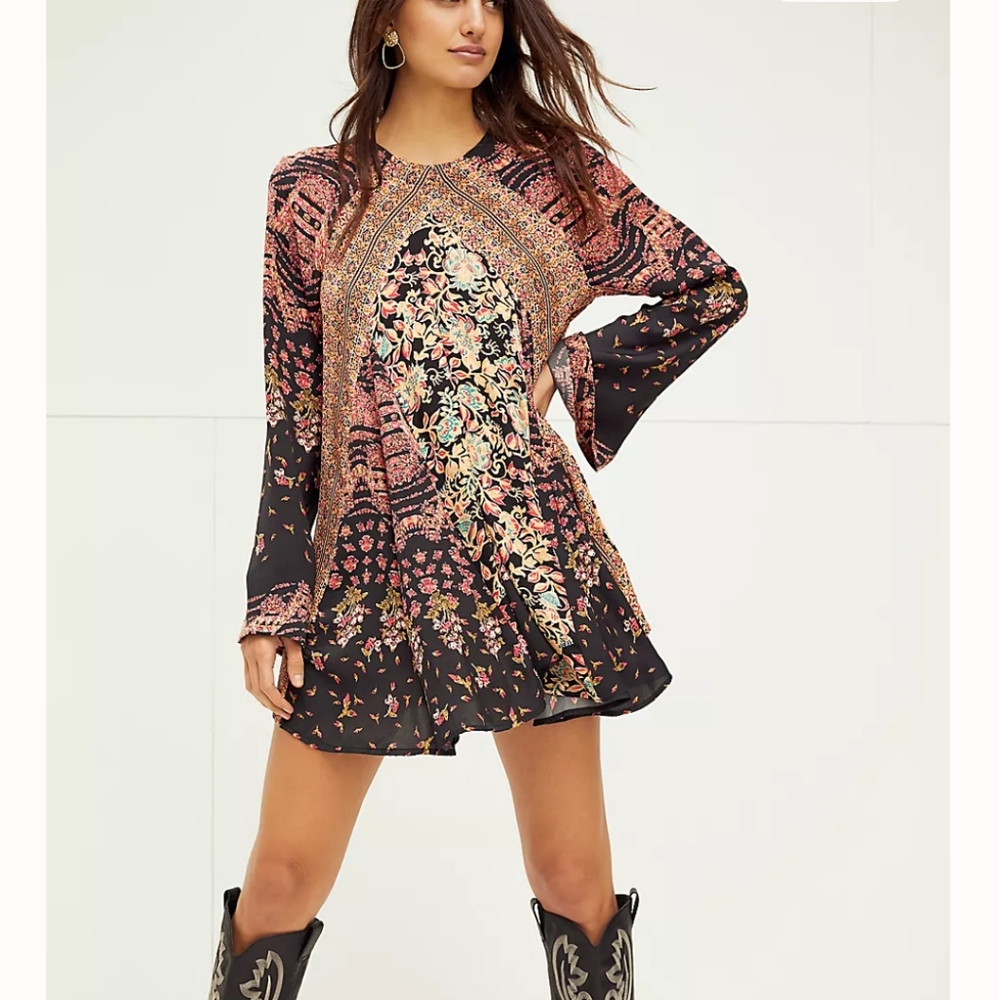 Free people latest stevie tunic mini dress medium